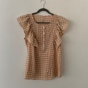 Max Studio Gingham Blouse